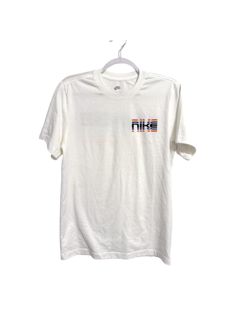 Nike "Just Do It" Multi-Logo Graphic Tee - White
